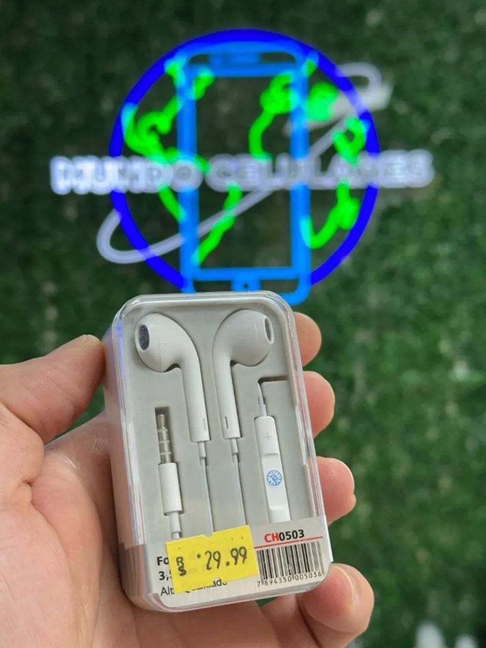 FONE DE OUVIDO COM FIO 3,5MM P3 XTRAD