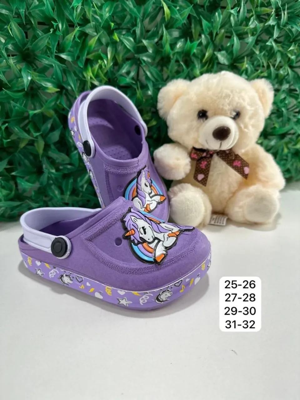 Sandália Crocs Infantil feminina - Unicórnio