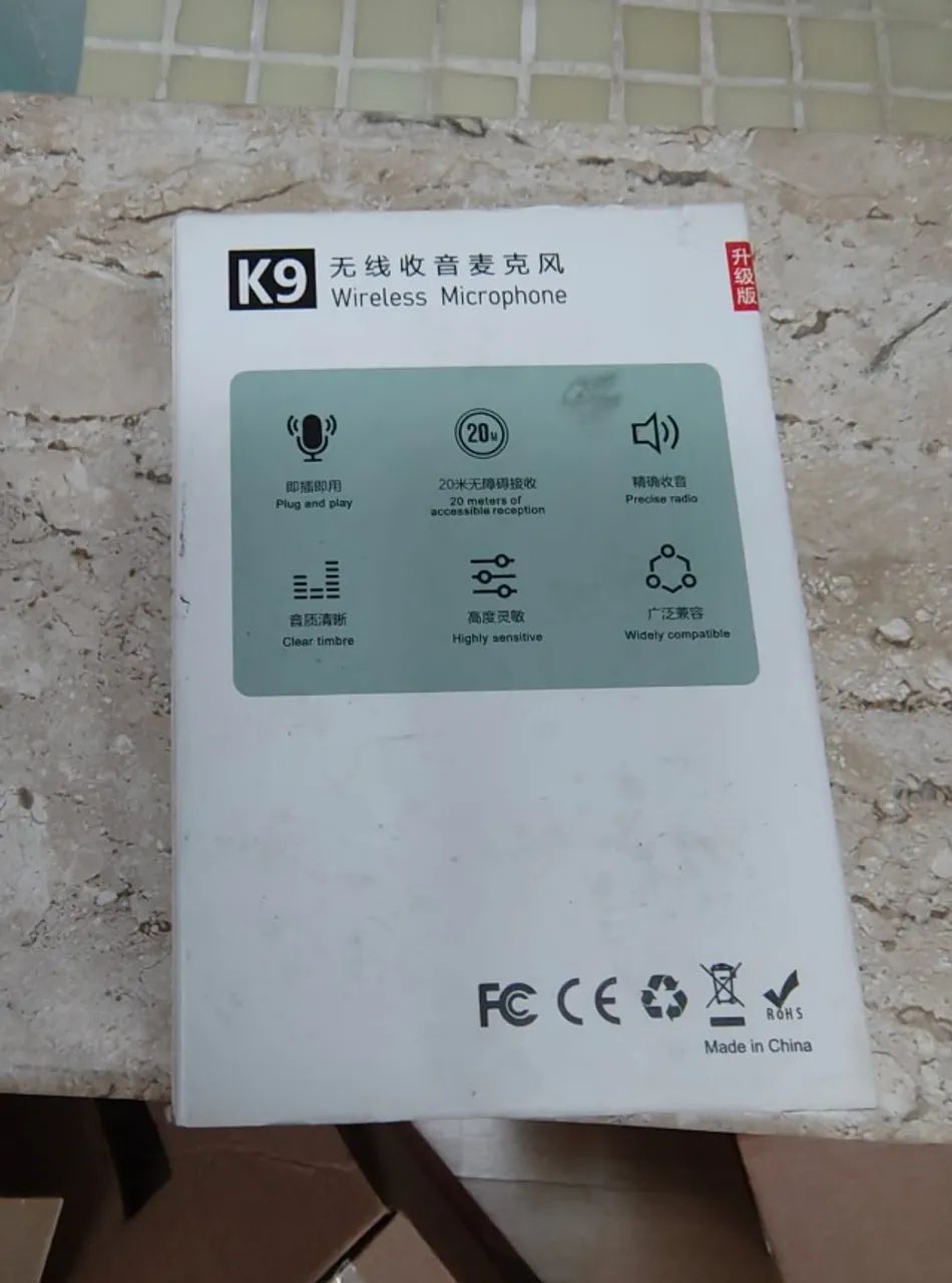 Microfone Profissional Sem Fio K9 - Foto 4