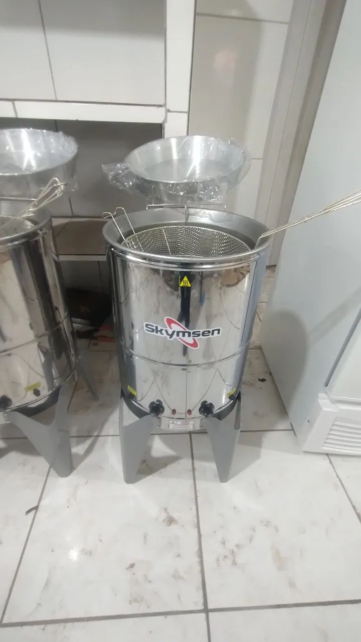 FRITADEIRA ELÉTRICA ÁGUA E ÓLEO 38 LITROS 8.000 E SKYMSEN  - Foto 5