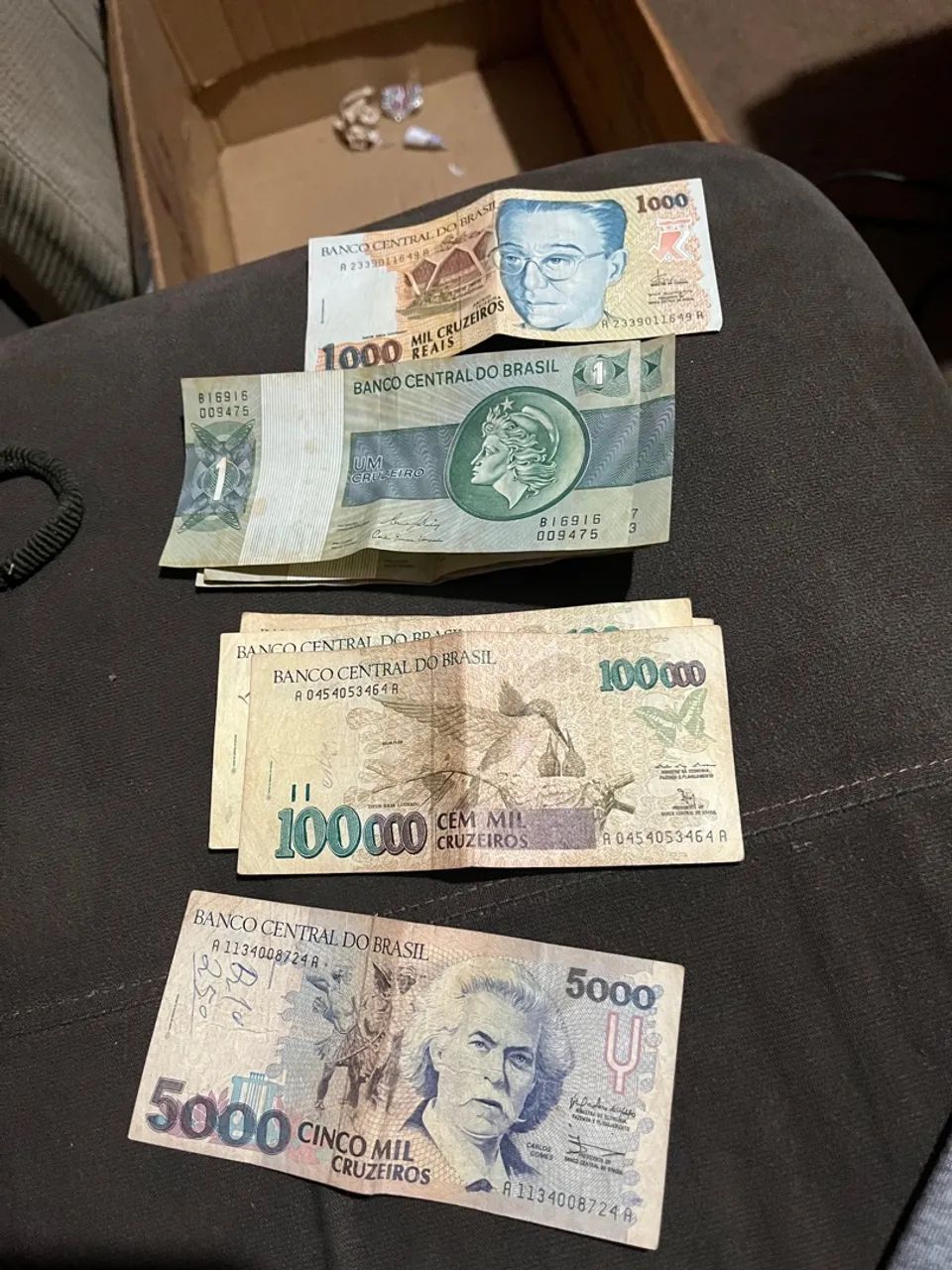 80?Cédulas Antigas de Cruzeiros e Reais