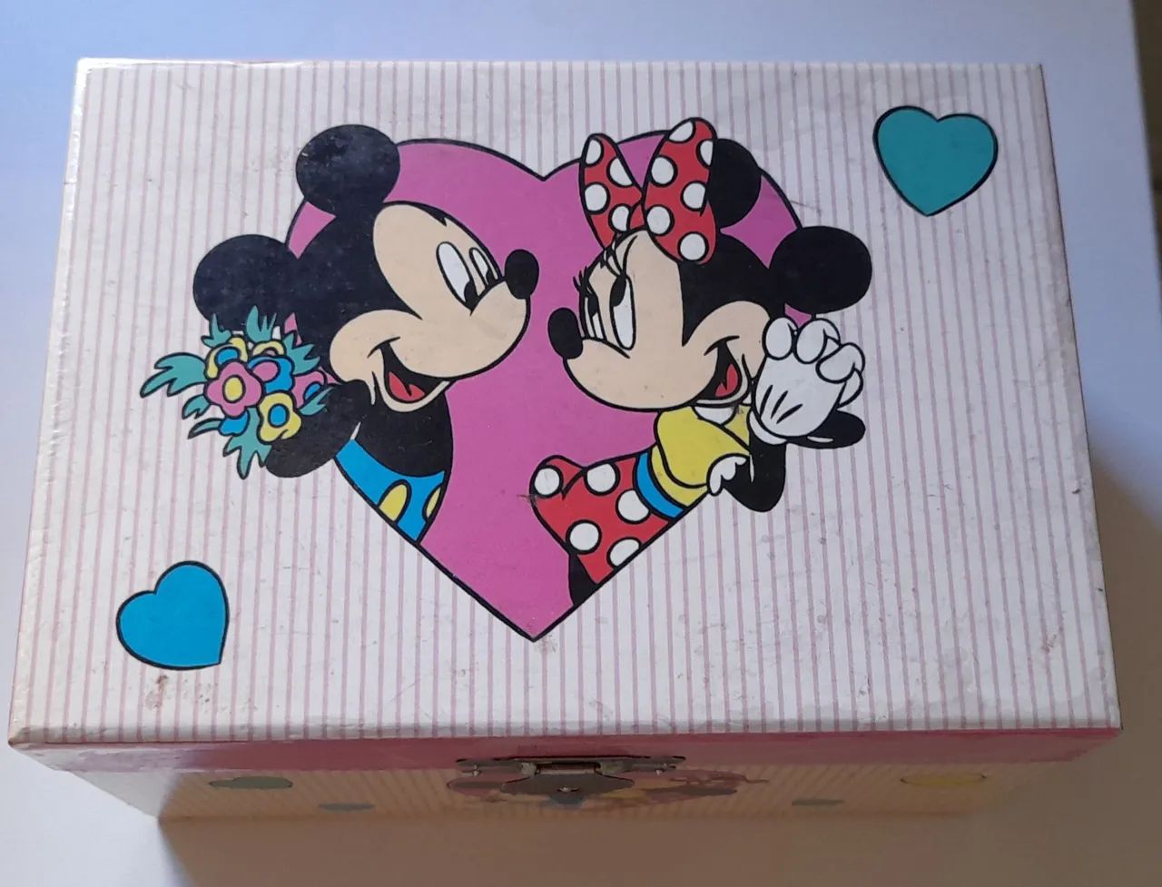Caixa de música Mickey e Minnie