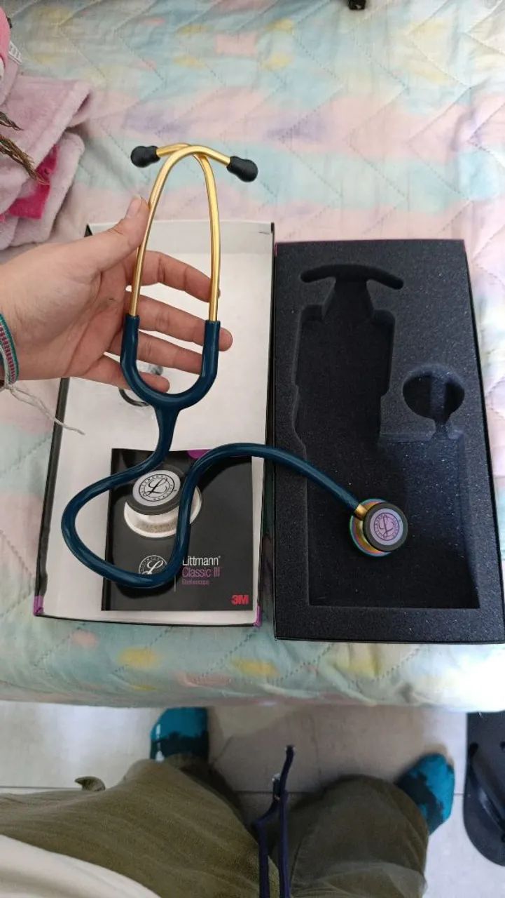 Estetoscópio Littmann Classic III BARATO + CASE - Foto 2