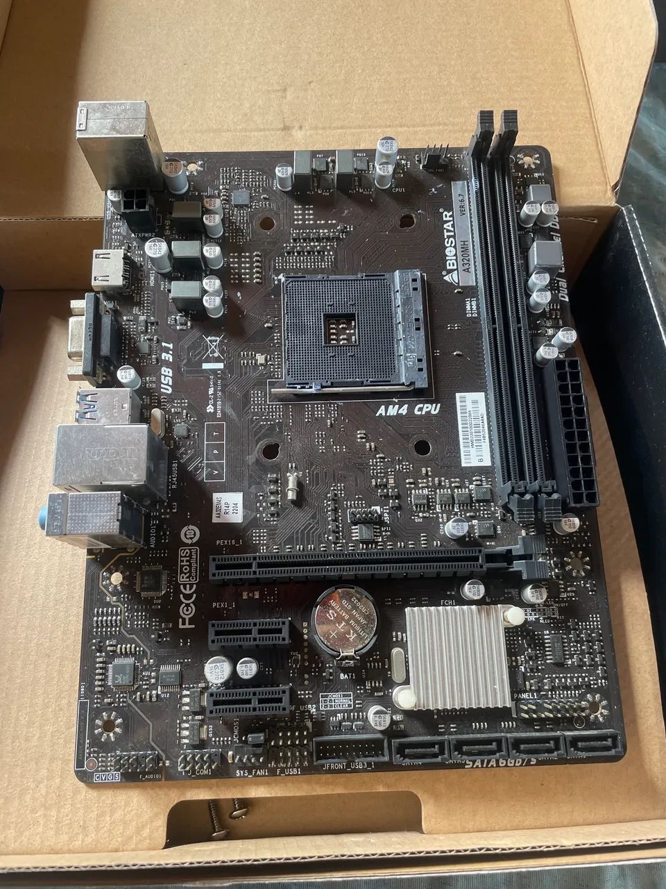 Placa mãe A320 Biostar - Foto 2