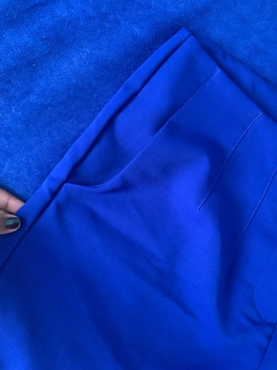 short em alfaiataria premium Azul