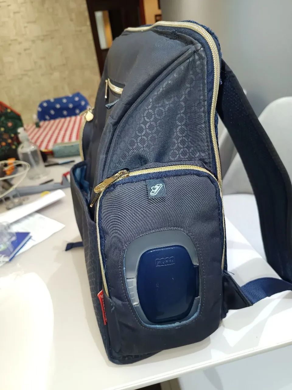 Mochila maternidade Fisher Price - Foto 2