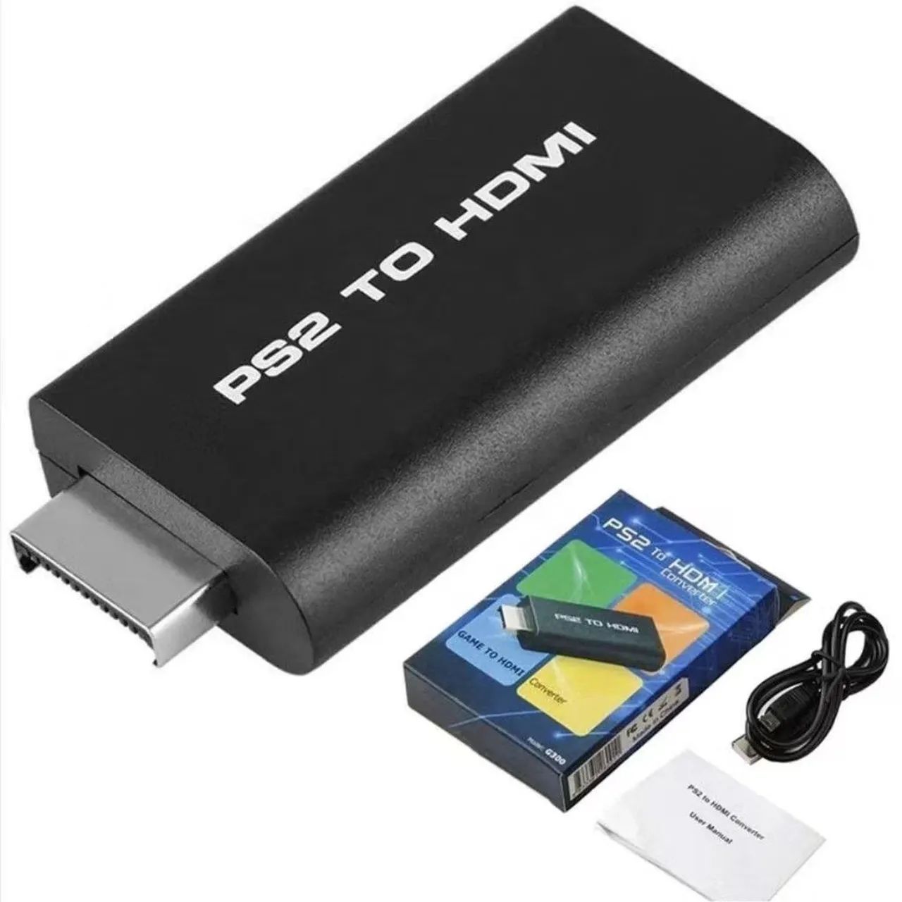 Conversor PS2 para HDMI - Imagem e Som em Alta Definição!<br>