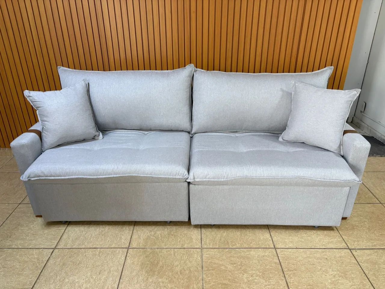 Sofá cama em linho  - Foto 3