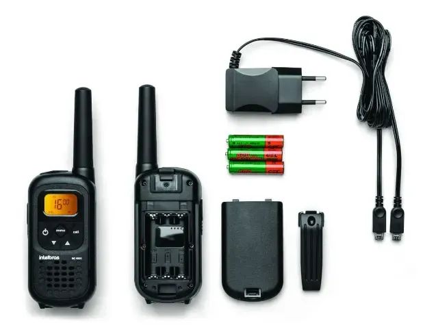 Radio comunicador RC 4002 Intelbras 26 canais alcance até 20km preto - Foto 2