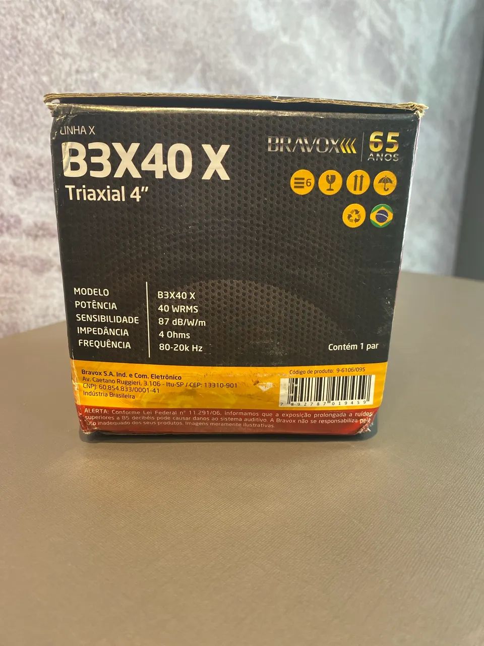 Alto-Falante Triaxial Bravox B3X40X de 4 polegadas.  - Foto 2