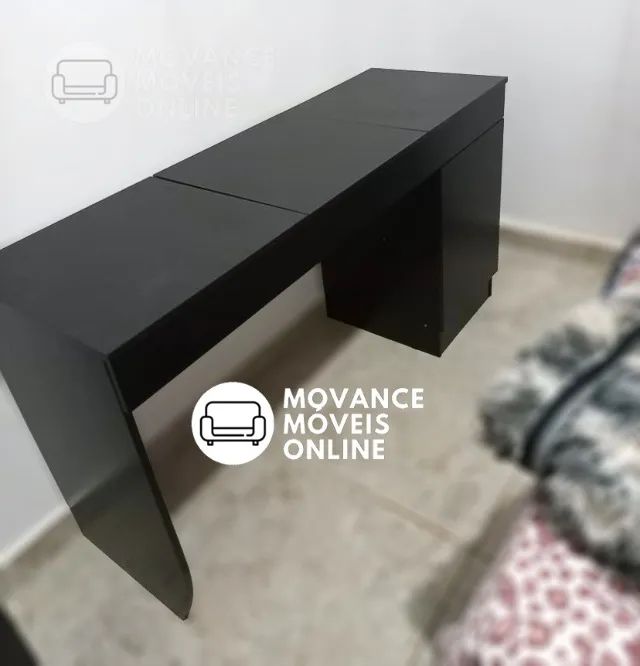 Penteadeira Escrivaninha com Espelho Nova - Foto 4