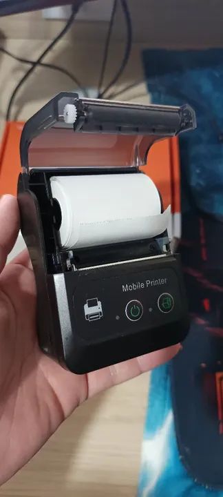 Impressora térmica portátil - Imprima etiquetas e recibos com facilidade! - Foto 2