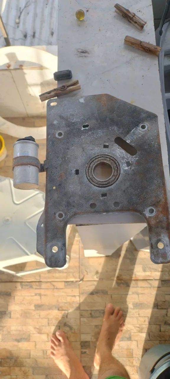 Motor de Máquina de Lavar - Peça Usada - Foto 4