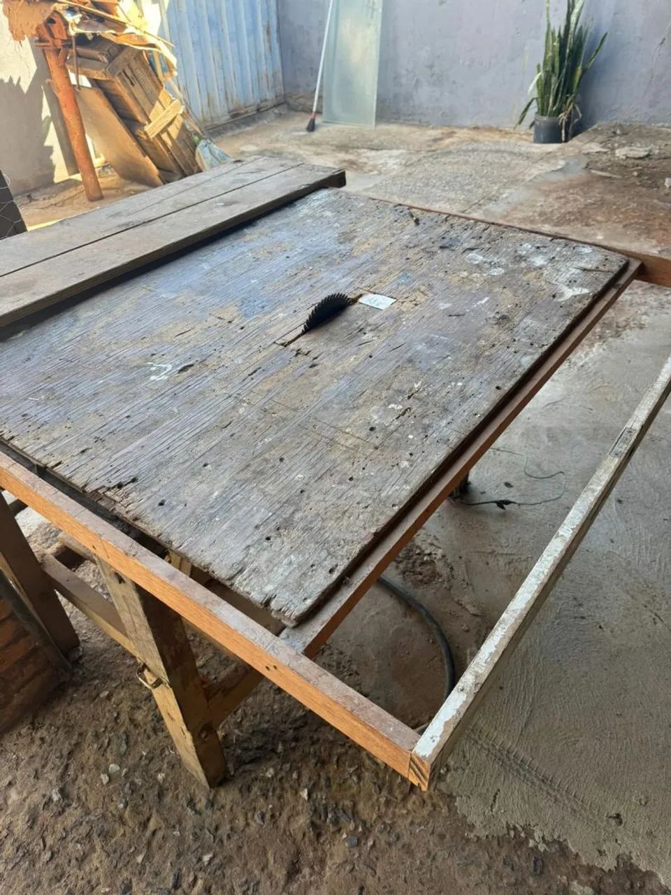 Serra Circular de Bancada Artesanal com Motor Elétrico - Pronta para Uso - Foto 2