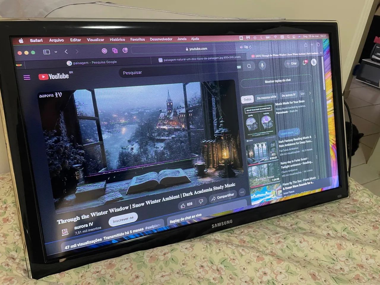 TV Samsung 32 polegadas com defeito tela - Foto 5