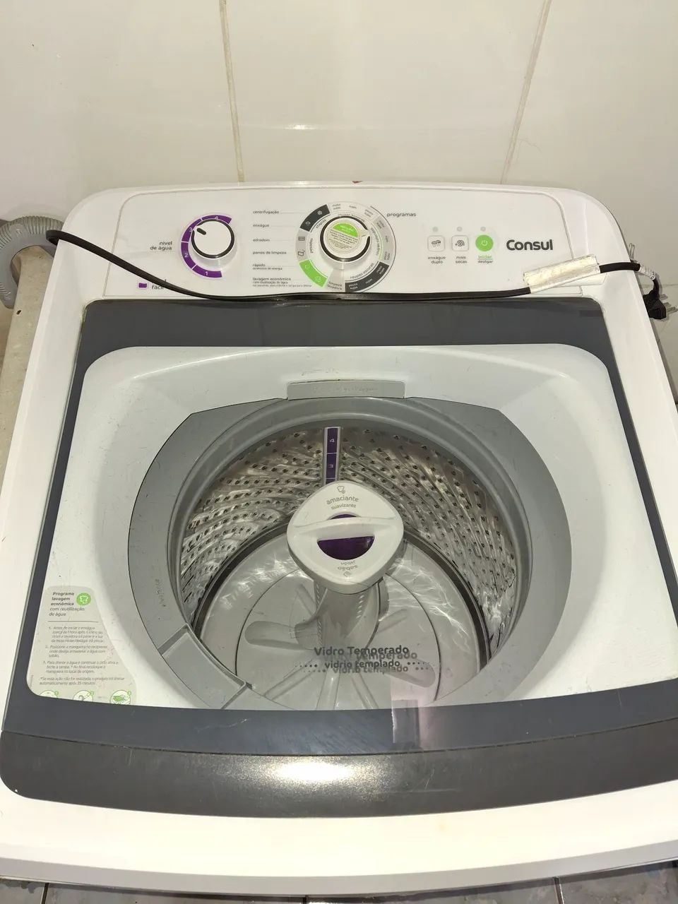 Máquina de Lavar Consul 1 ano de uso