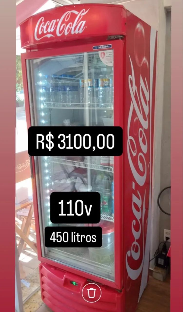 Geladeira Coca-Cola 450 Litros