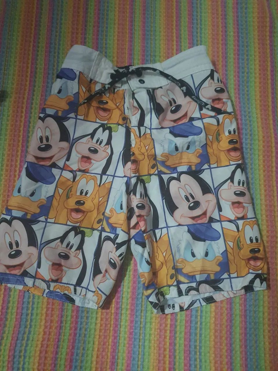 Short Infantil Praia Disney - Mickey, Pateta, Pluto e Pato Donald T : 3 /4 anos