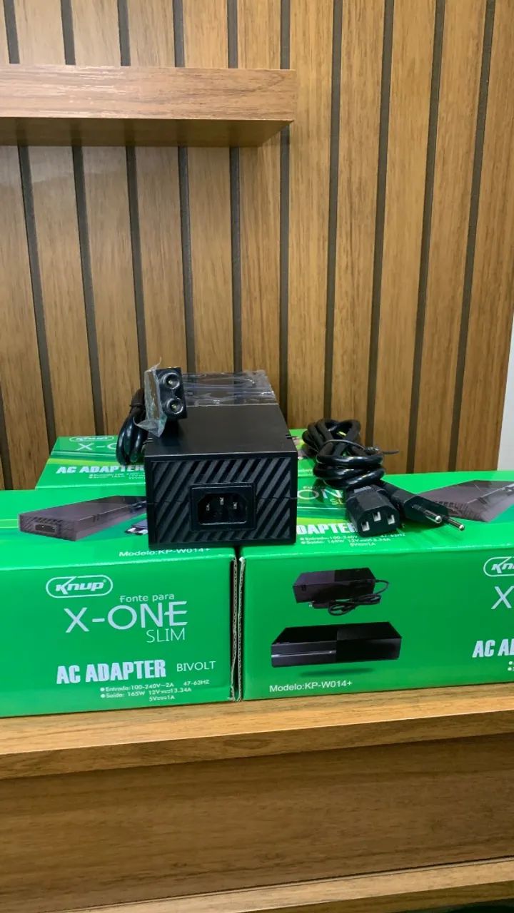 Fonte Xbox One Fat e Slim 2 Pinos Bivolt 110/220v  - Foto 5