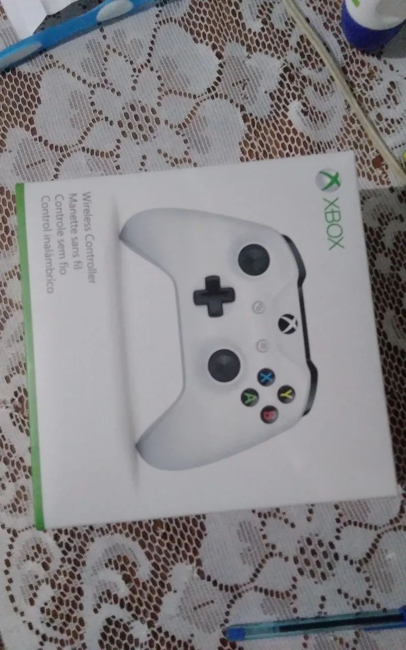 Controle XboxOne S Sem Fio - Branco com caixa preço pra evar hoje - Foto 2