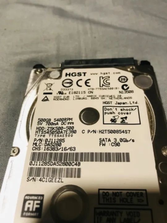 Hd Slim 500GB / Produto Novo / Saúde boa !!! 