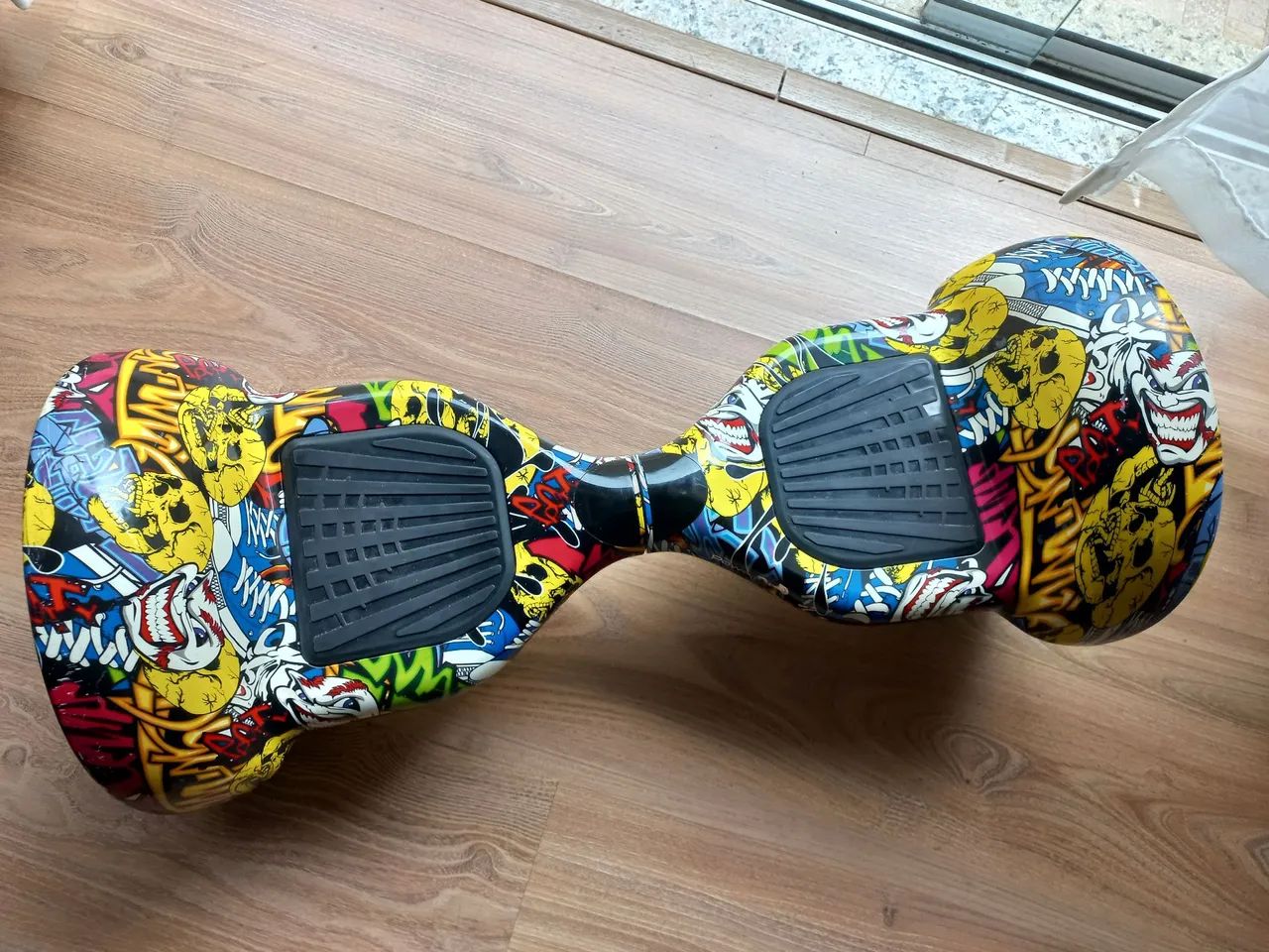 Skate Elétrico Hoverboard 10 polegadas Bluetooth colorido hip hop - Foto 3