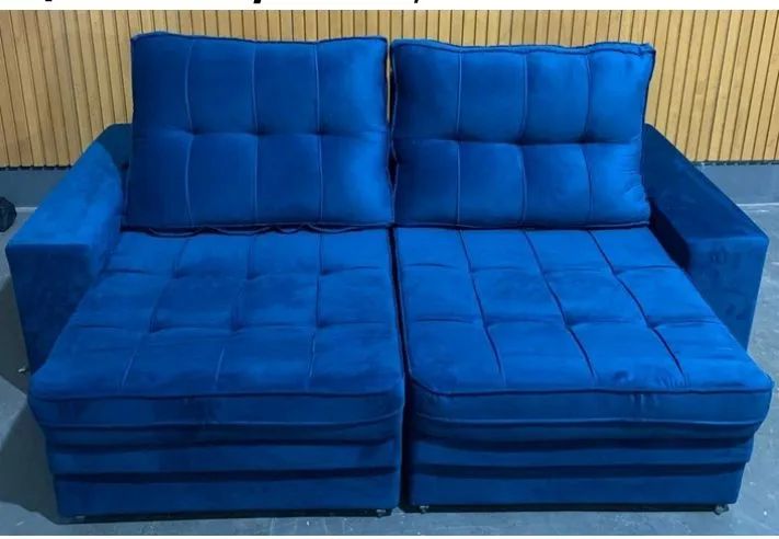 Sofá retrátil reclinável 2,50 D33 com pilow top
