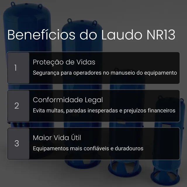 Laudo NR13 para vasos de pressão e compressores - Foto 3
