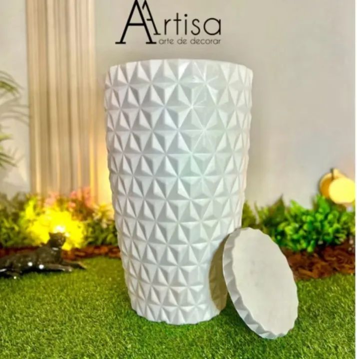 Vaso polietileno para plantas redondo diamante GG