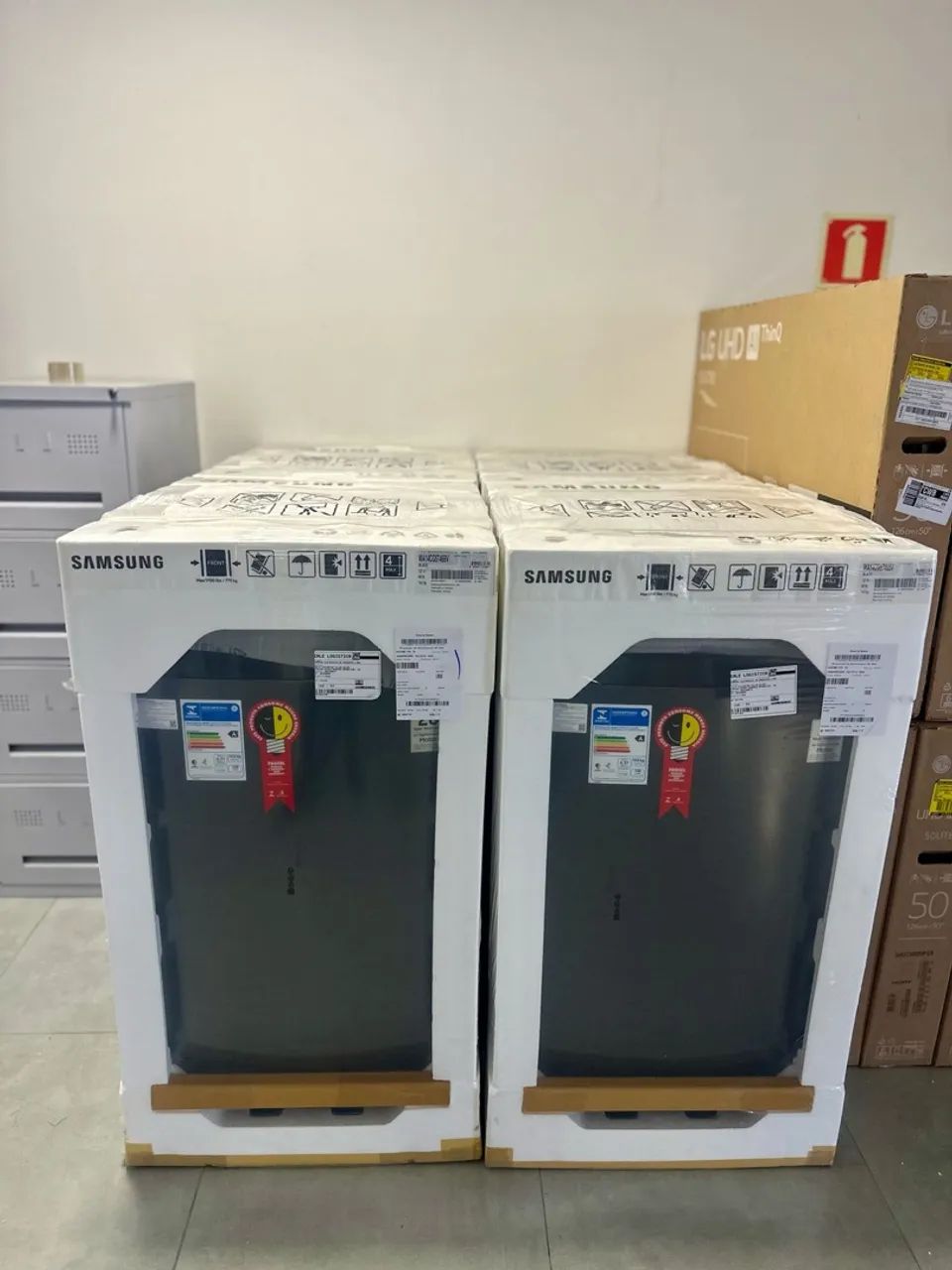 Lavadora Samsung 14kg WA14CG Smart Digital Inverter Black 127V - Foto 2