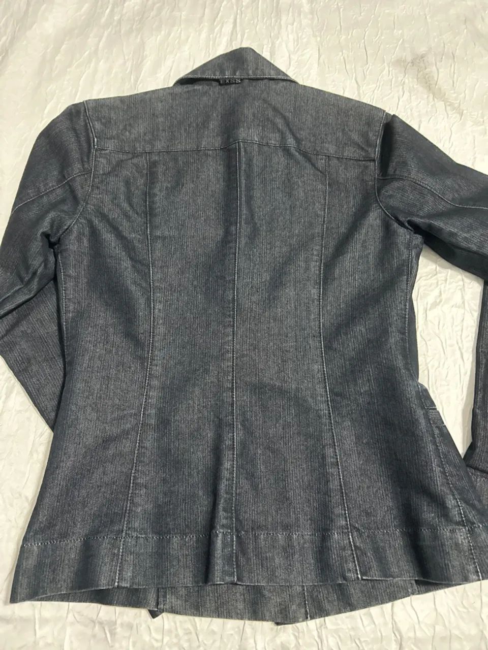 Blazer Jeans Feminino - Foto 3