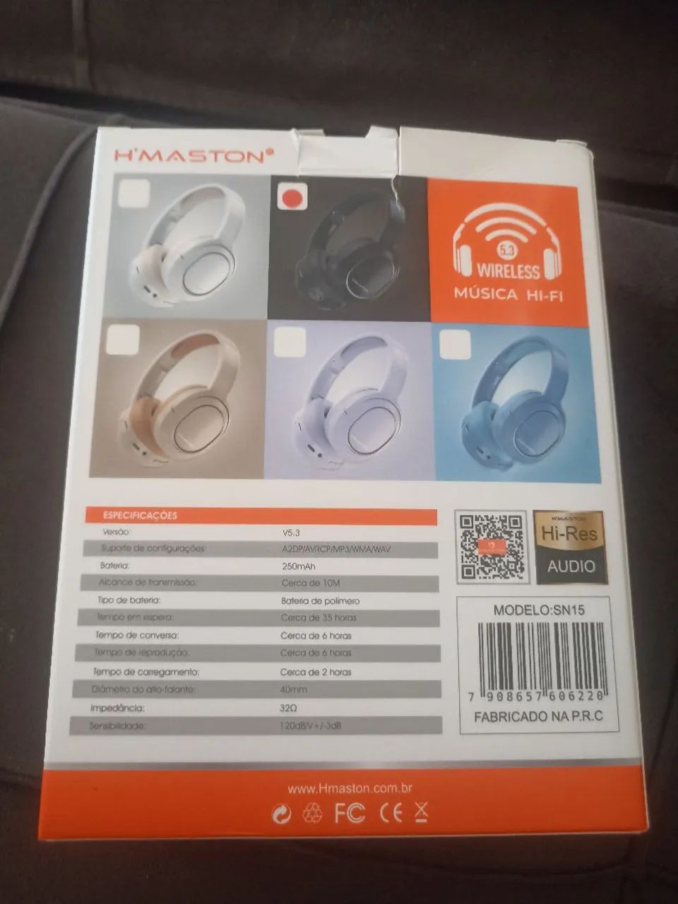 Fone de Ouvido HMASTON Super Bass - Wireless 5.3 - SN15 - Foto 2