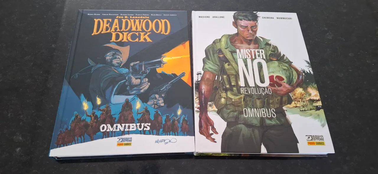 HQ Deadwood Dick Omnibus e Mister No Revolução Omnibus