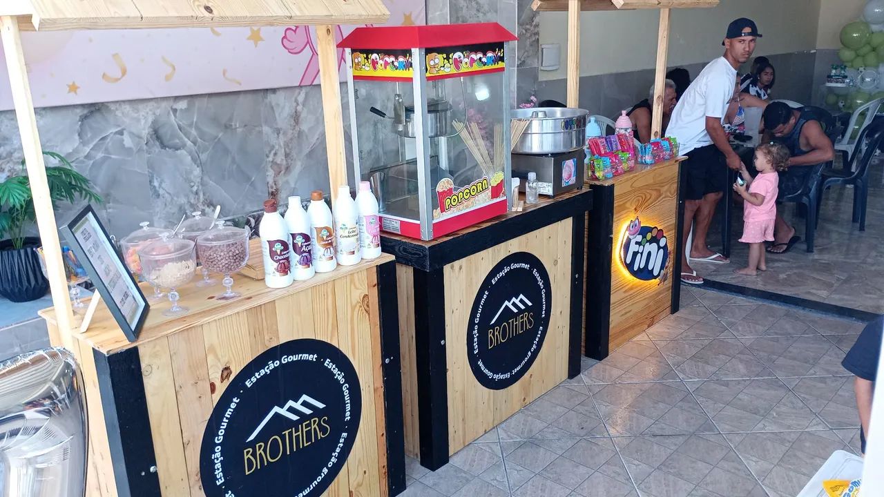 Estação de Açaí + Sorvete+ Pipoca + Algodão doce + FINI 