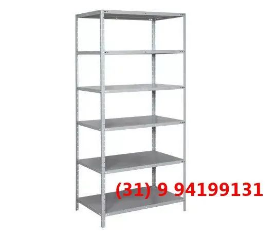 Estantes de aço 40 cm de profundidade Novas Frete Grátis  - Foto 4