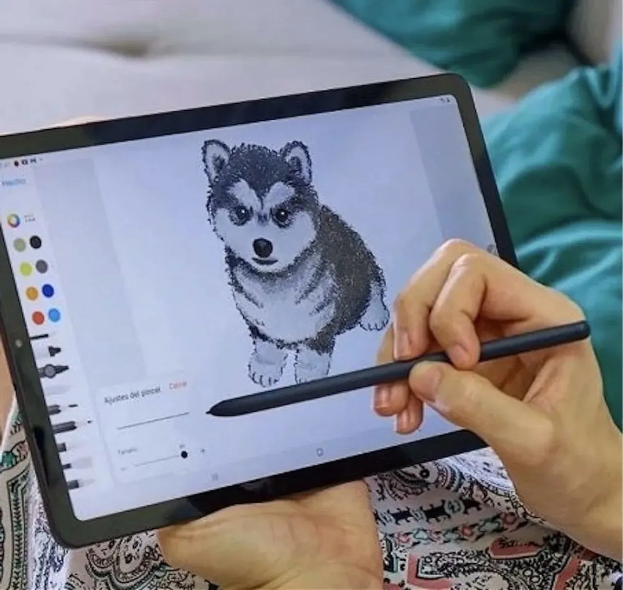 Caneta S Pen Magnética para Samsung Tab S6 S7 S8 S9 S9+ - Foto 4
