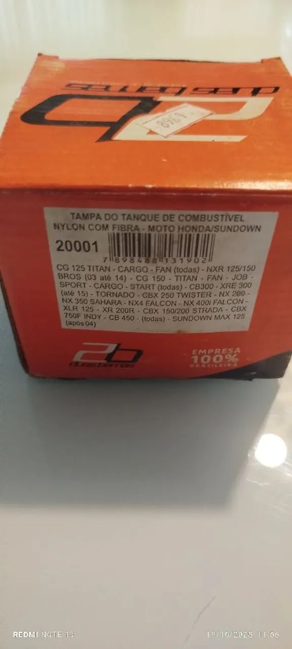 Tampa de combustível Honda CG  - Foto 3