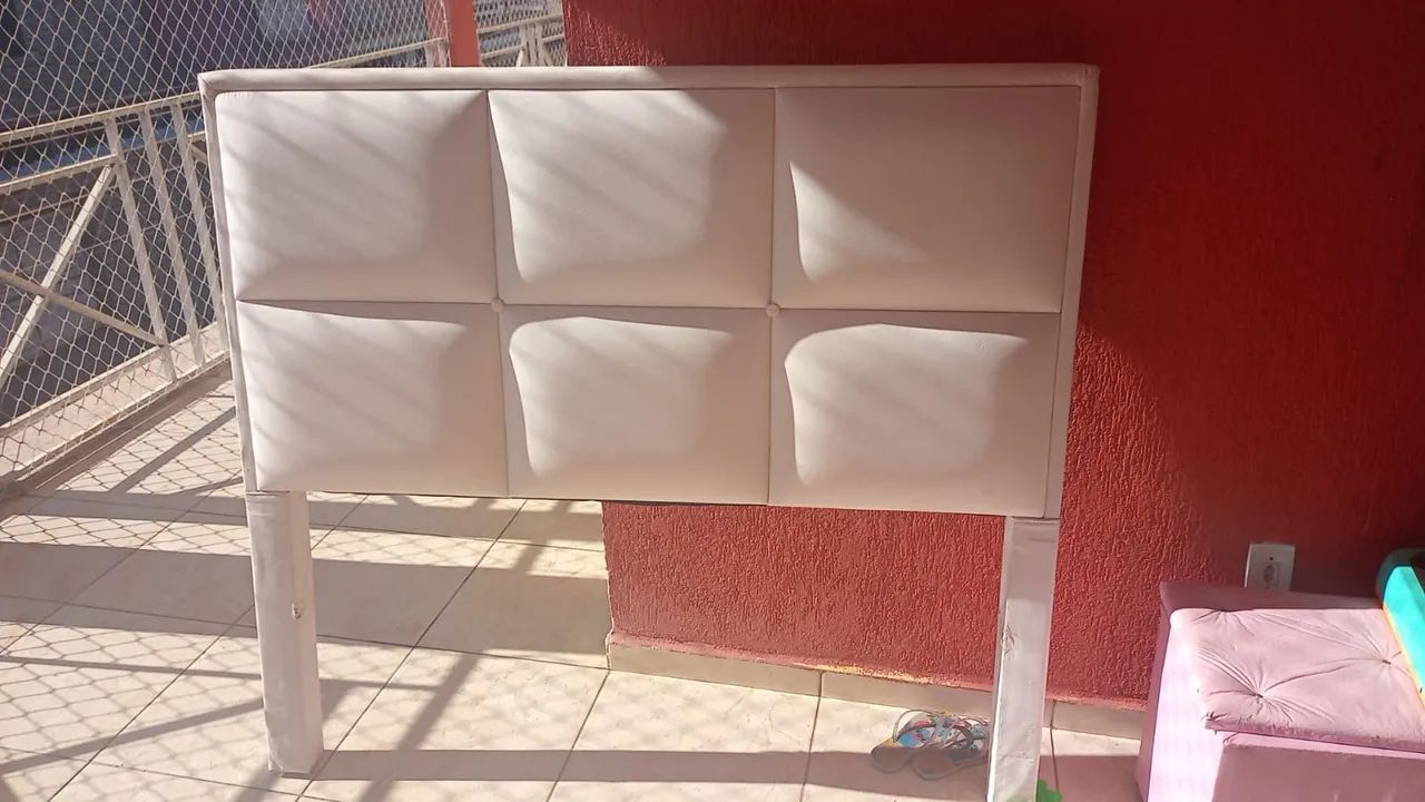 Cabeceira de cama estofada - Foto 2