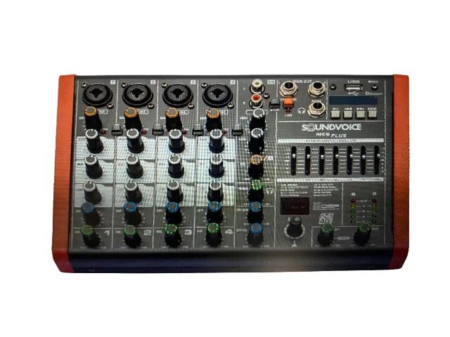 Mesa De Som Mc6 Plus - 6 Canais - Foto 6