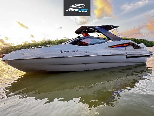 Lancha NHD 270 (265 nomenclatura Internacional) Open com motor de Popa 4T - Zero Milhas