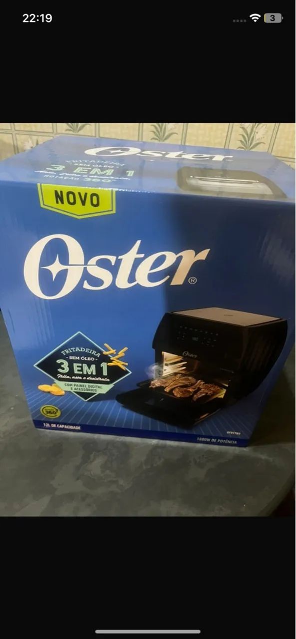 Fritadeira Oster 3 em 1 - Sem óleo
