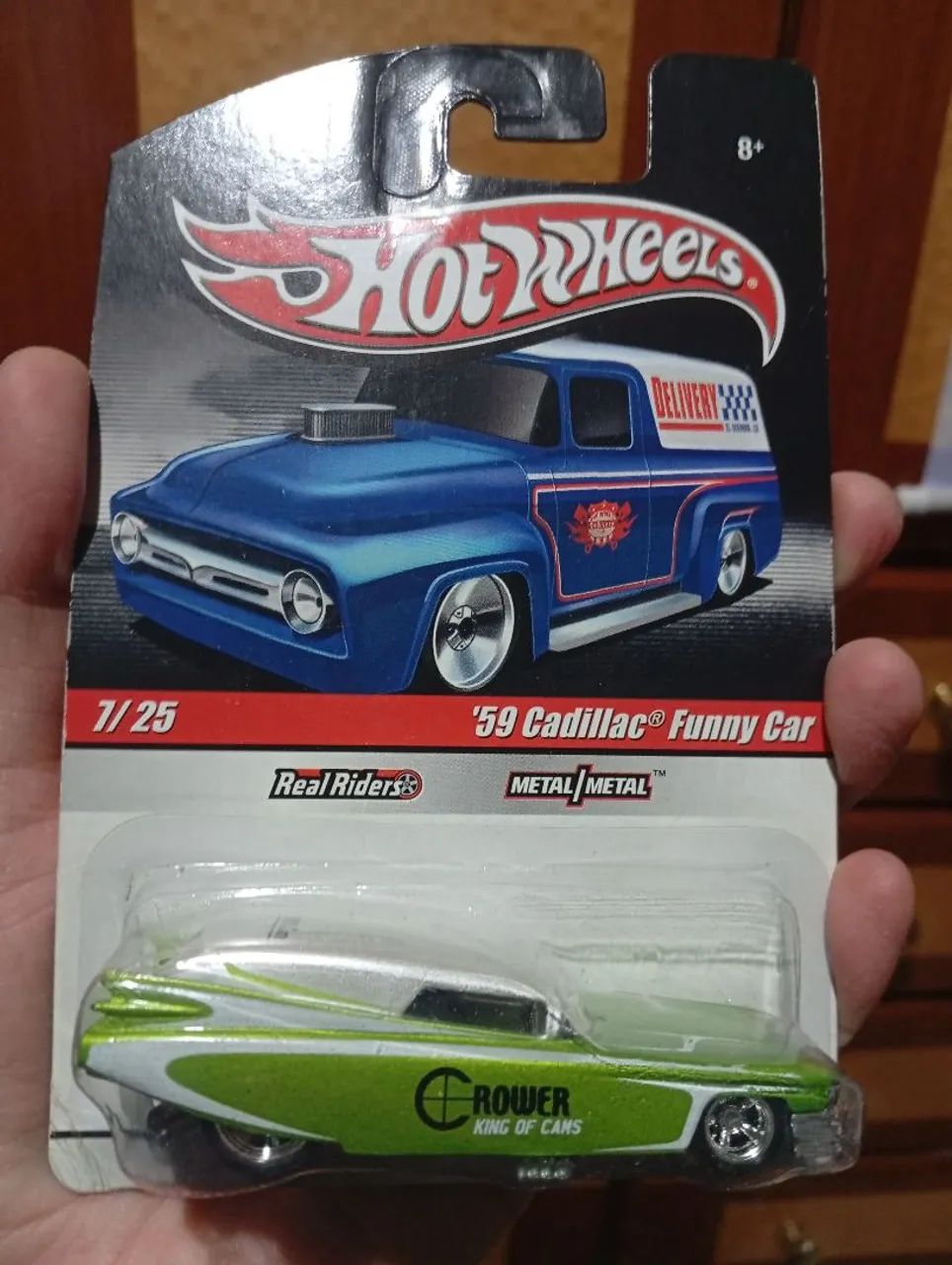 HOT WHEELS PREMIUM CADILLAC FUNNY CAR DELIVERY