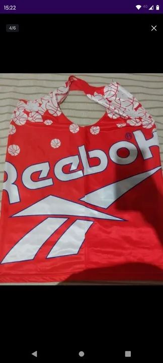 Camiseta de Basquete Reebok - Foto 4