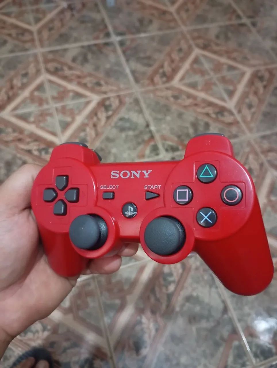 Controle original para PS3 - edição vermelho ,em excelente estado! - Foto 4