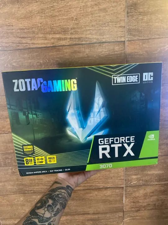 Placa de Vídeo Zotac GeForce RTX 3070 Twin Edge OC