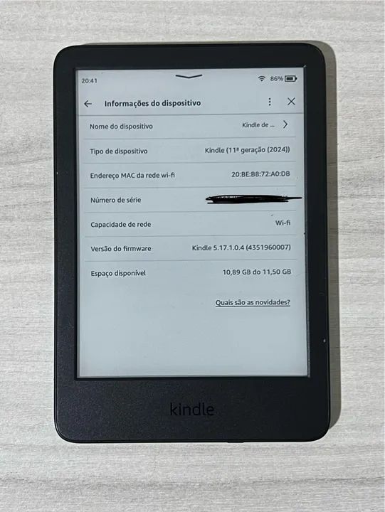 Novo Kindle 2024 - Leitor Digital de Livros - Foto 4
