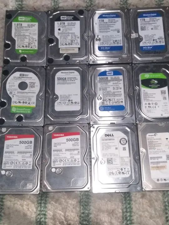 HD de 1TB e de 500
