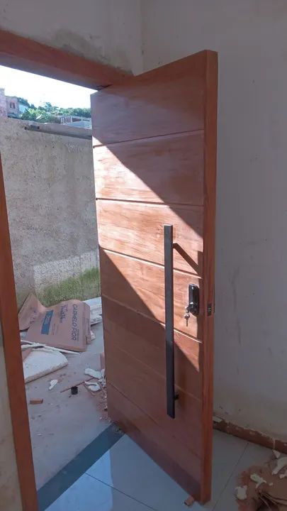 Porta pivotante completa e instalada  - Foto 4