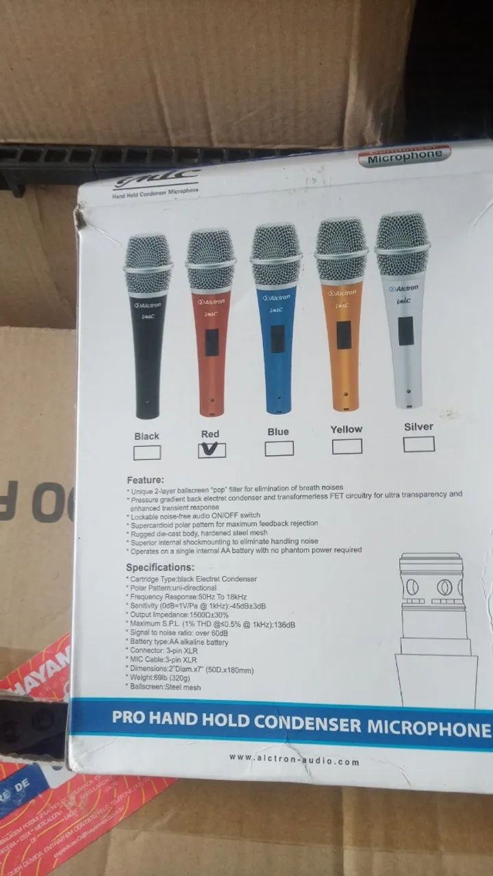 Microfone Alctron condensador  - Foto 2