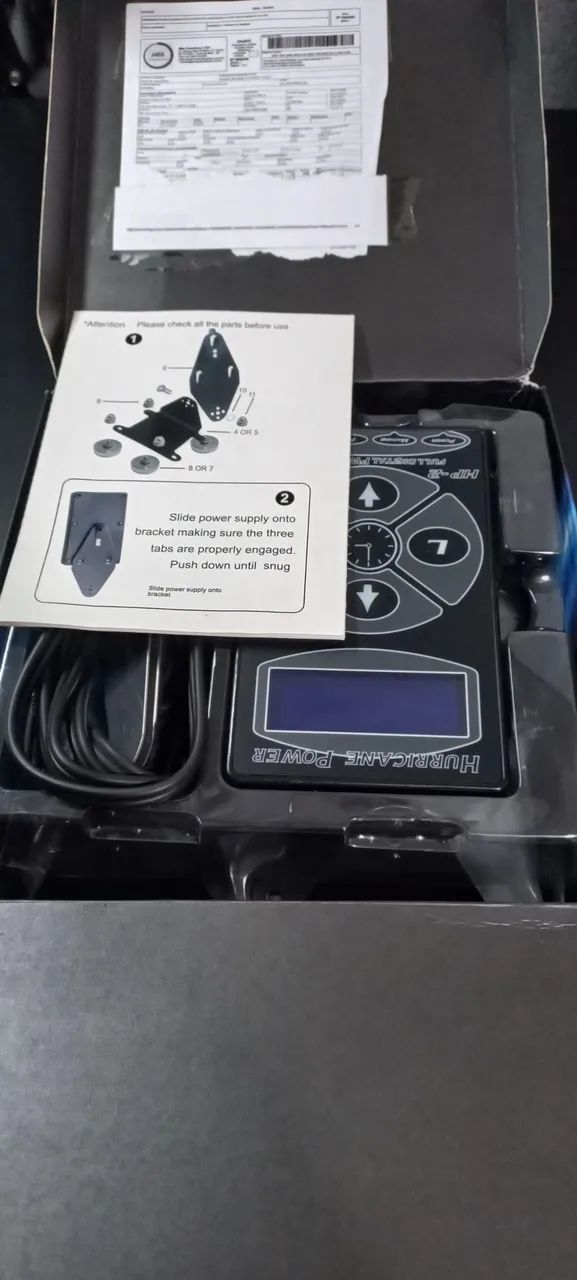 Fonte de Alimentação para Tatuagem Hurricane Power HP-2 - Foto 2